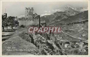 Modern Postcard Zion Chateau de Tourbillon and the High Cry