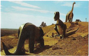 Three Giant Dinosaurs Rapid City South Dakota Dinosaur Park