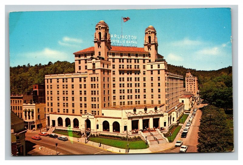 Vintage 1969 Postcard The Arlington Hotel in Hot Springs National Park Arkansas