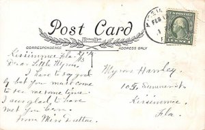 Boy girl and school Sunbonnet Postal Used Unknown 