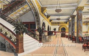 Lobby, Auditorium Hotel Chicago IL Unused