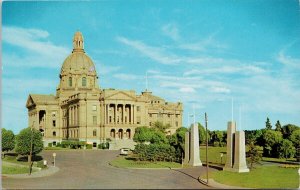 Edmonton Alberta Provincial Parliament AB Alta Vintage Postcard H40