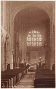 BR69131 nave sherborne abbey   uk  judges 9225 real photo