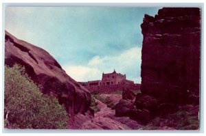 c1960's Red Rocks Park near Denver Colorado Showing Pueblo Colorado CO Postcard