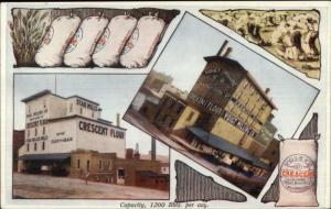 Voigt Milling Co Grand Rapids MI Crescent Flour Advertising Postcard c1910