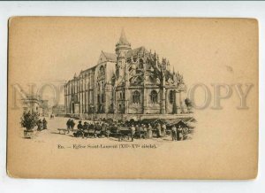 3151958 France EU Church Eglise Saint-Laurent Vintage PC