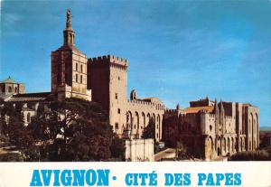 BT6999 Avignon notre dame des doms et le palis des papes         France