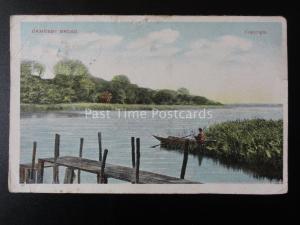 Norfolk ORMESBY BROAD c1905 Old Postcard by (PM) SHEPHERDS BUSH DUPLEX 39B