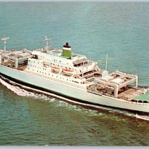 c1960s Grace Line Ocean Cruise Liner Santa Maria Mercedes Magdalena Postcard A77