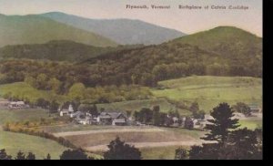 Vermont Plymonth Birthplace Of Calvin Coolidge Albertype