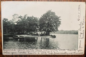 Vintage Postcard 1906 Long Point on Lake Chautauqua, Ellery, Maple Springs, NY
