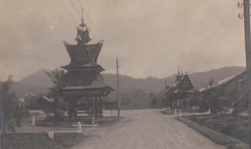 Berastagi Indonesia Indonesian Hotel Antique Postcard