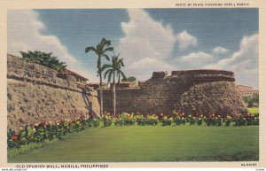 Manila , Philippines , 1930-40s ; Old Spanish Wall