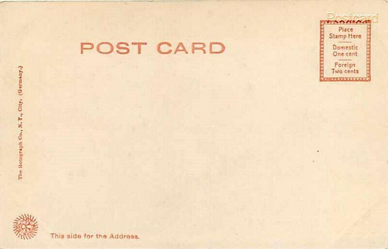 NY, Lake George, New York, Steamboat, Lake scene, Undivided back, Rotograph 