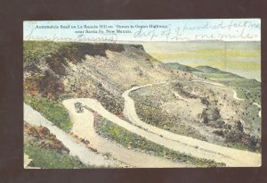 SANTA FE NEW MEXICO ROUTE 66 LA BAJATA HILL VINTAGE POSTCARD