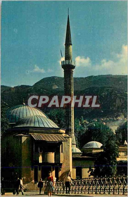 Modern Postcard The mosque Saravejo of Emperor