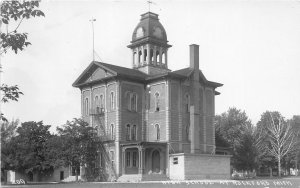 H19/ Rockford Michigan RPPC Postcard c1910 High School Building  9