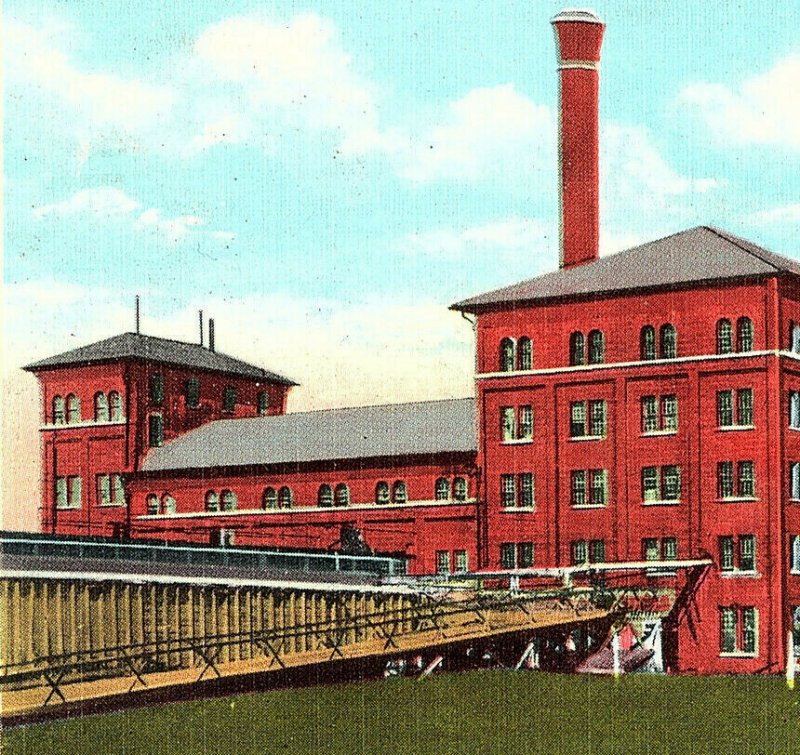 1950 Sugar Factory Garden City Kansas Vintage Standard View Postcard 