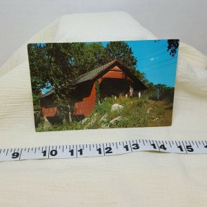 Creamery Bridge West Brattleboro Vermont Vintage Postcard 