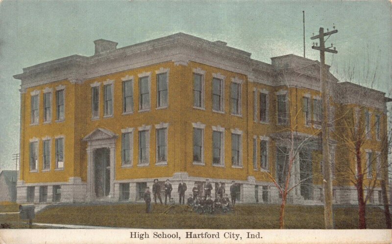 Postcard High School in Hartford City, Indiana~130568