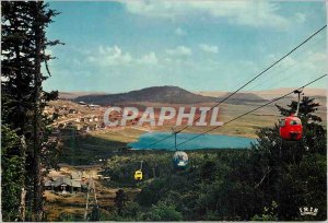 Postcard Modern Super Besse (P D) Alt Auvergne 1300 has 1850 m altitude resor...