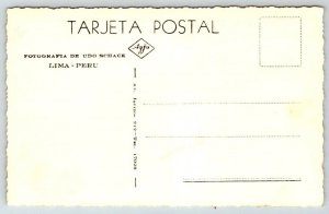 RPPC  Lima  Peru  Waterfall    Photo  Postcard  c1920
