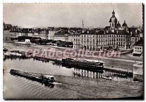 Modern Postcard Chalon sur Saone Saone et Loire La Saone and docks