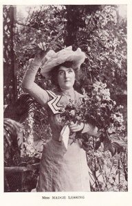 Miss Madge Lessing Postcard
