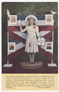 Unity Long Let Liberty Live Patriotic Postcard