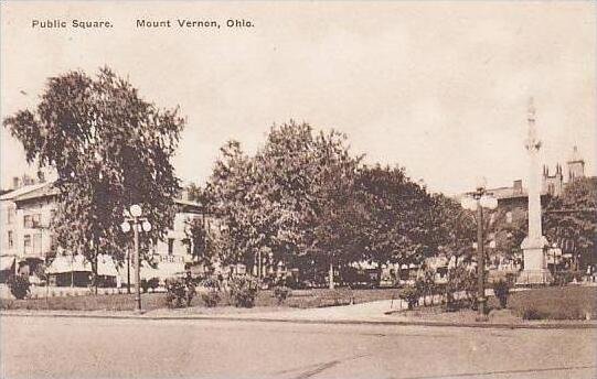 Ohio Mount Vernon Public Square-Albertype