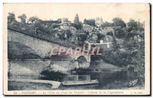 Old Postcard Clain Poitiers to Bridge Tunnel Coteau of Cagouillere