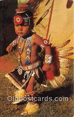 Little Nonnie Pawnee Otoe Indian Dancer Unused 