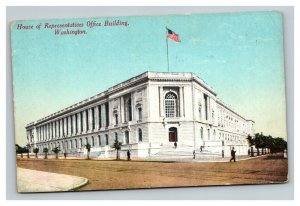 Vintage 1916 Postcard House of Representatives Office Building Washington DC