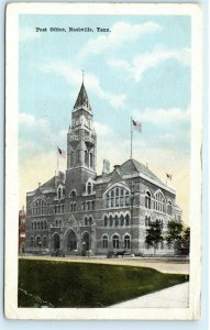 Post Office Nashville TN 1918 Camp J.E. Johnston Jacksonville Fl Postcard E25