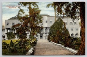 Barbados Governors House Postcard B46