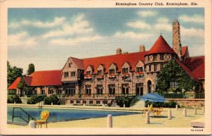 Linen Postcard Swimming Pool at Birmingham Country Club in Birmingham, Alabama