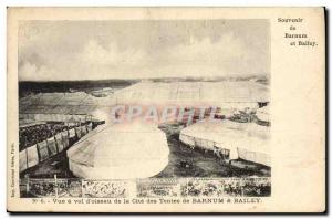 Postcard Old Circus Vue theft & # 39oiseau of the city tent Barnum & Bailey