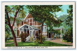 c1940 Former Residence WF Cody North Platte Nebraska NE Vintage Antique Postcard