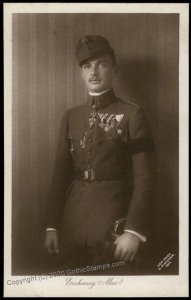 Austria WWI-era Habsburg Royalty Erzherzog Max  RPPC G65739