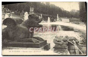 Postcard Old Saint Cloud Fountains Dragon