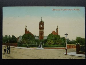 West Midlands WALSALL Entrance to Arboretum c1911 Postcard by Valentine