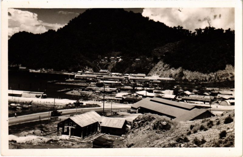 PC PANORAMA REAL PHOTO PAPUA NED. NW. GUINEA (a33378)