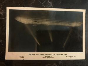 Mint Germany 1916 RPPC Postcard Zeppelin bomber Raid Over England WW1 Low Down