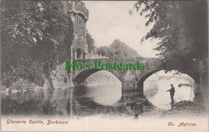 Northern Ireland Postcard - Fishing, Glenarm Castle, Barbican -Co Antrim RS31331