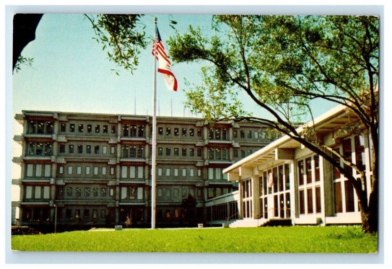 c1960 Santa Cruz County Governmental Center Courts Building California Postcard 