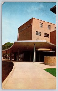 Cincinnati Ohio~Seton High School For Girls~Pavilion Entrance~Sign~1958 Postcard