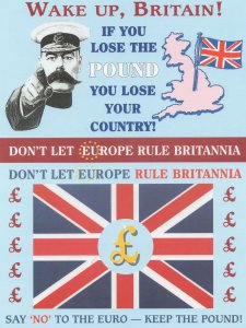 Dont Let Europe Rule Britannia Brexit Politics 2x Postcard s