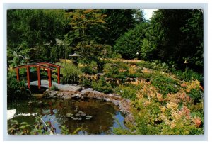 Vintage The Japanese Garden Victoria Canada Postcard P191E