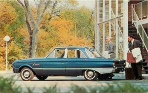 1960s Ford Advertising Falcon Forder Deluxe Sedan 1960s Postcard 22-1257