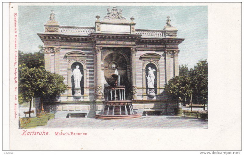 KARLSRUHE, Malsch-Brunnen, Baden-Wurttemberg, Germany, 10-20s